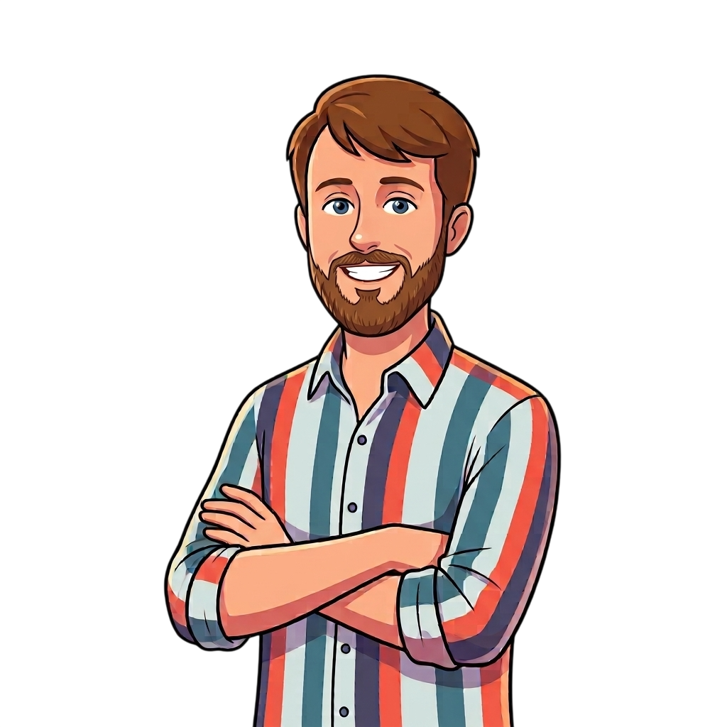 Cartoon portrait of Taylor Harry